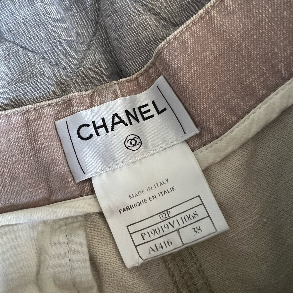 Chanel cropped pants size 2p